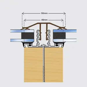 Storm 10-25mm 6M Rafter Supported Grey Bar PK2