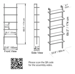 Decorotika Piante Bookcase Shelving Unit