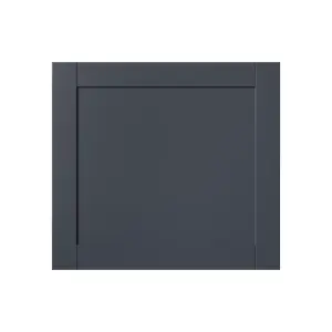 GoodHome Ashmead Matt midnight blue Shaker Appliance Cabinet door (W)600mm (H)543mm (T)16mm