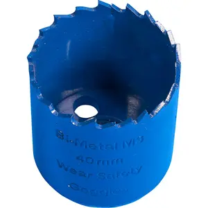 Premium 40mm HSS Hole Saw Blade with Milled Teeth for Precision Cutting