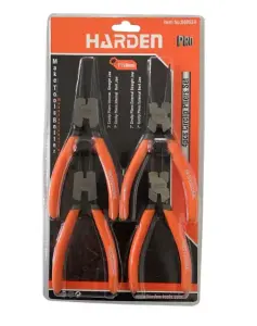 HARDEN 560524, circlip pliers set 4 pcs internal external 180mm straight bent