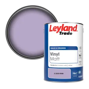 Leyland Trade Vinyl Matt Walls & Ceilings Emulsion Paint (S 2030-R50B) 5L