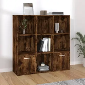 Arundhati Bookcase Brown / 98cm H x 98cm W x 30cm D