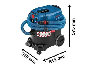 BOSCH GAS 35 HAFC 240v H class dust extractor