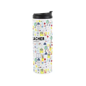 Head Teacher Travel Mug - Novelty School Teacher Gift - Stainless Steel Vacuum-Sealed Double-Walled Hot/Cold Drinks Travel Flask