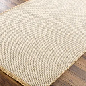 PAVI Becki Owens x Surya Solid and Border Boho Jute Area Rug 200 x 275 cm