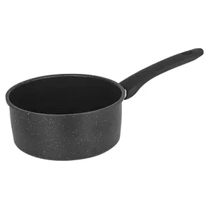 URBNCHEF 28cm Diameter 3 Pcs Casserole Pot Saucepan Frying Pans Forged Carbon Induction Cookware Set