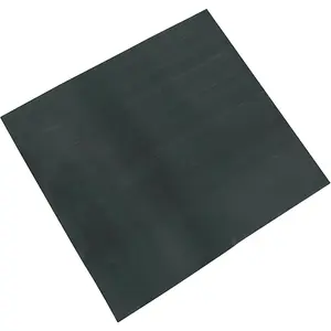 Durable 1000 x 1000mm Ribbed Rubber Workshop Mat for Safety and Comfort