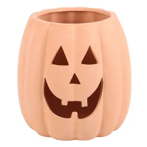 Something Different Terracotta Cut Out Pumpkin Halloween Decoration Orange (One Size)