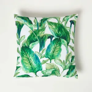 Homescapes Banana Leaf Outdoor Cushion 45 x 45 cm, Set of 2