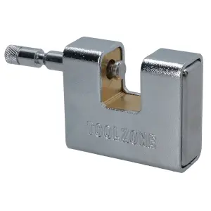 63mm Armoured Container Padlock Shutter Lock Security Solid Shed 3 Keys