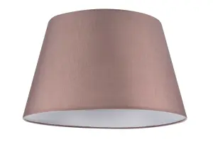 GoodHome Lokombi Taupe Fabric dyed Light shade (D)40cm