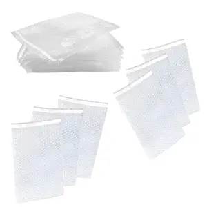 1000 x BP7 (380 x 435mm) Clear Plastic Plain Self Seal Bubble Pouches Mailing Shipping Bags