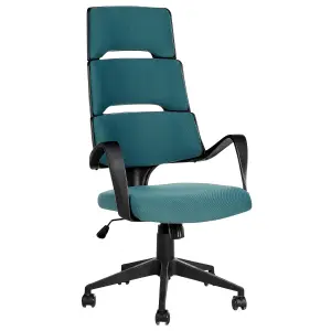 Beliani Modern Office Chair Blue GRANDIOSE