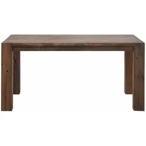 Briar Extendable Dining Table Dark Brown / 74cm H x 200cm W x 90cm D