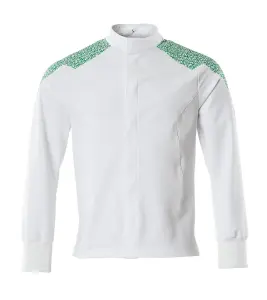 Mascot Food & Care Ultimate Stretch Jacket (White/Grass Green)  (X Small)