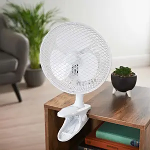 Benross 41240 2-in-1 6 Inch Clip-On Desk Fan