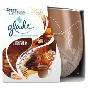 Glade Candle Honey & Chocolate Air Freshener 120g (Pack of 12)