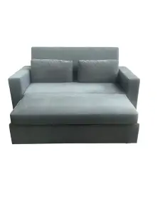 RAVENA 2 Seater Pull out Sofabed in Grey