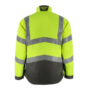 Mascot Safe Supreme Oxford Work Jacket (Hi-Vis Yellow/Dark Anthracite)  (XX Large)