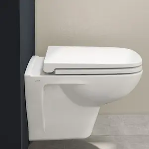 VitrA S20 Square Wall Hung Toilet Set with Seat