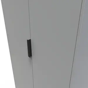 Madrid 2 Door Wardrobe in Dusk Grey (Ready Assembled)