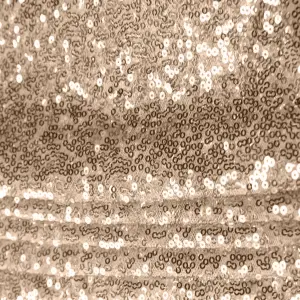 4ft x 7ft Sequin Backdrop Photography Background Shiny Fabric Glitter Curtain Backdrop, Rose Gold