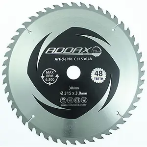 TIMCO Circular Saw Blade Trimming/Crosscut Medium/Fine - 315 x 30 x 60T