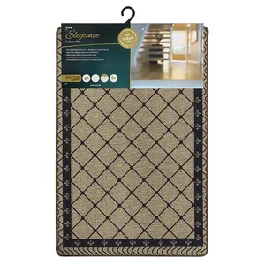 JVL Elegance Door Mat 50 x 75 cm, Diamond