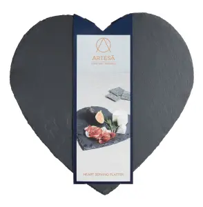 Artesa Appetiser Slate Heart Shaped Serving Platter