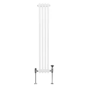 Traditional 3 Column Radiator - 1500 x 202 mm - White