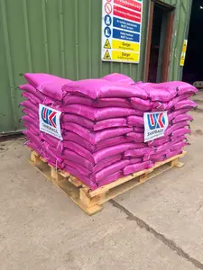 70 Filled pink polypropylene sandbags