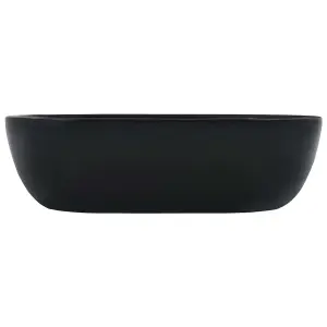 Wash Basin 45.5x32x13 cm Ceramic Black