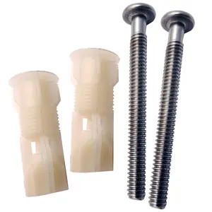 Top Fix Grommets / Bung  Kit / Well Nuts for Toilet Seats