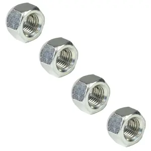 Pack of 4 M12 x 1.5 Wheel Nuts Nut For Trailer Suspension Hubs Trailers