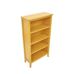 Palazzi Bookcase H127 W69 D25cm - Mustard