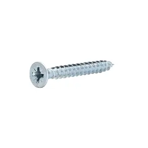 Diall Double-countersunk Zinc-plated Carbon steel Screw (Dia)6mm (L)50mm, Pack of 20