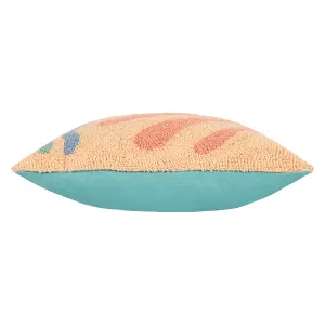 Heya Home Corals Abstract Knitted Feather Filled Cushion