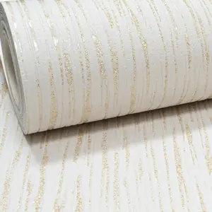 Crystal Glitter Encrusted Plain Mix Textured Vinyl Grey Silver Black Wallpaper  Cream Gold Glitter WD0060