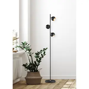 Dulaney 155cm Reading Floor Lamp Black