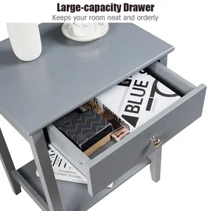 End Table Set Grey