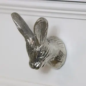 Melody Maison Silver Rabbit Head Drawer Knob