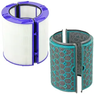 SPARES2GO Air Purifier Fan HEPA Filter Kit compatible with Dyson DP04 HP04 HP09 PH01 TP04 TP06