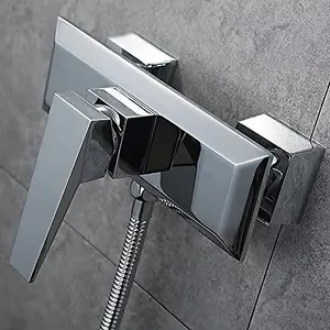 Nes Home Drayton Bathroom Exposed Thermostatic Mixer Shower Tap & Handset