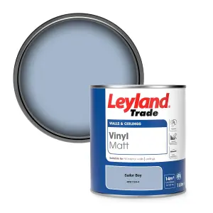 Leyland Trade Vinyl Matt Walls & Ceilings Emulsion Paint Sailor Boy (PPG1164-4) 1L