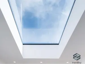 VueSky Skylights Frameless Flat/Pitched Rooflights Triple Glazed Self-Cleaning 1000mm x 1500mm