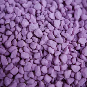 1kg Purple Coloured Plant Pot Garden Gravel - Premium Garden Stones for Decoration