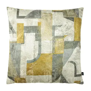 Ashley Wilde Neutra Abstract Geometric Feather Filled Cushion