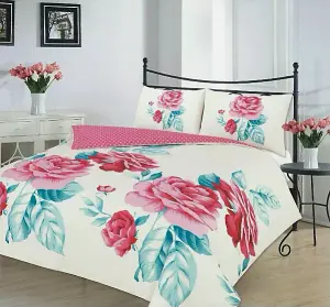 ISABELLA Printed Floral Duvet Cover Quilt cover Bedding Set with Pillow Case