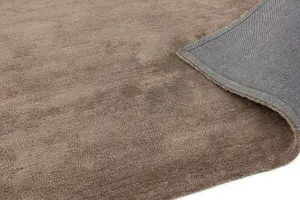 Mink Plain Modern Easy to clean Rug for Dining Room Bed Room and Living Room-120cm X 170cm